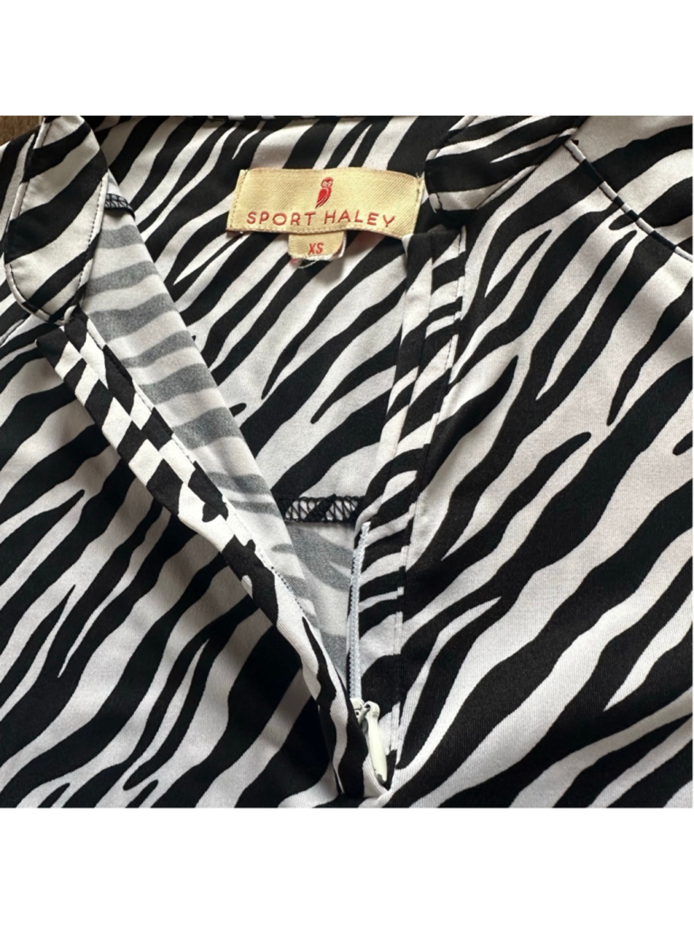 Women's Sport Haley Zebra Print Top Size XS Summer - Picture 5 of 9